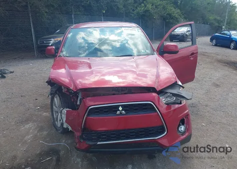 2013 Mitsubishi Outlander Sport Es from USA, damaged, VIN 4A4AR3AU5DE015530